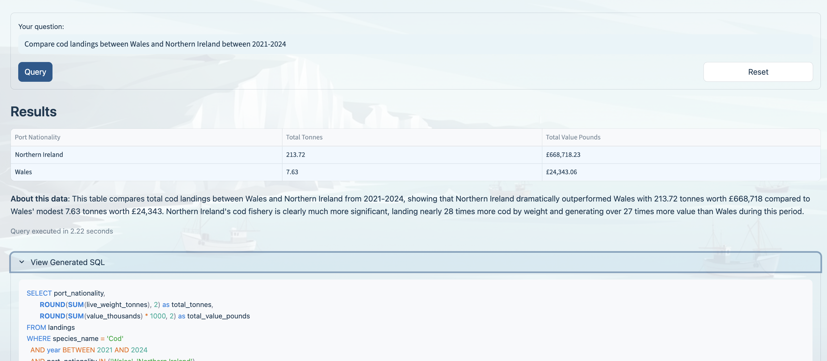 CatchQuery screenshot